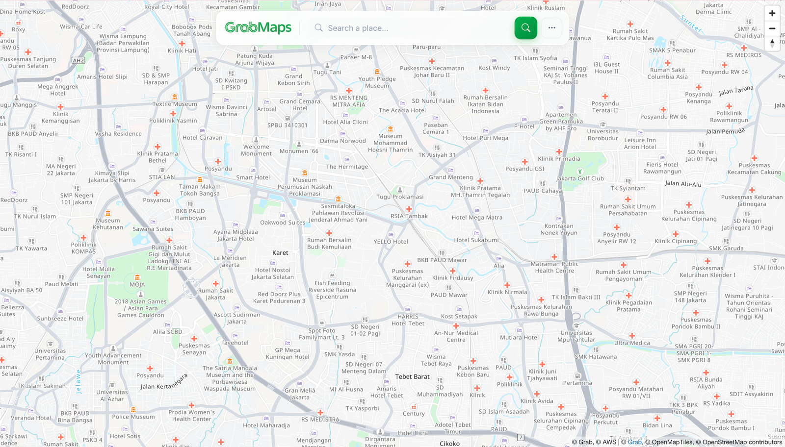 GrabMap — AWS Location Services SaaS Platform